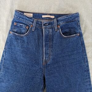 Levi's ribcage straight ankle